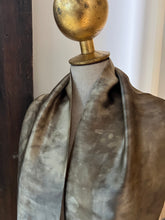 Load image into Gallery viewer, Antique Gold  100% Silk Charmeuse Infinity Scarf