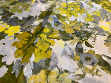Load image into Gallery viewer, Green Pastures 100% Silk Charmeuse.   1/4 Metre Price