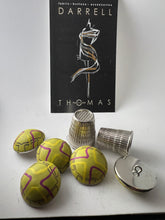 Load image into Gallery viewer, Chartreuse and Fuchsia Plastic Resin Button.   Price per Button