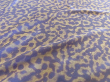 Load image into Gallery viewer, Designer Lavender Animal Print 100% Silk.   1/4 Metre Price