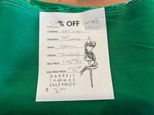 Load image into Gallery viewer, #1743 Kelly Green 100% Linen Remnant