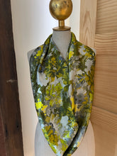 Load image into Gallery viewer, Green Pastures  100% Silk Charmeuse Infinity Scarf