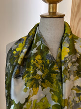 Load image into Gallery viewer, Green Pastures  100% Silk Charmeuse Infinity Scarf