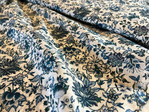 Liberty Tana Lawn Blue Christelle   1/4 Metre Price