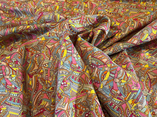 Liberty Tana Lawn Pink Royal Suits   1/4 Metre Price