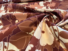 Load image into Gallery viewer, Retro Vintage Copper Floral Garden 100% Cotton    1/4 Metre Price