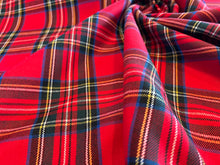 Load image into Gallery viewer, Royal Stewart  100% Wool Flannel Tartan  1/4 Metre Price