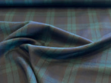 Load image into Gallery viewer, Blackwatch  100% Wool Flannel Tartan  1/4 Metre Price