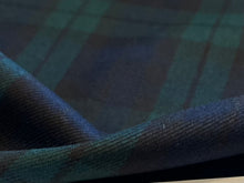 Load image into Gallery viewer, Blackwatch  100% Wool Flannel Tartan  1/4 Metre Price