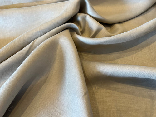 Designer Icebreaker Satin Backed  100% Linen     1/4 Meter Price