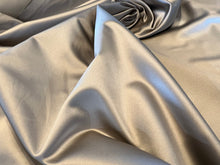 Load image into Gallery viewer, Mink Coloured Silk &amp; Poly Satin Peau de Soie      1/4 Meter Price