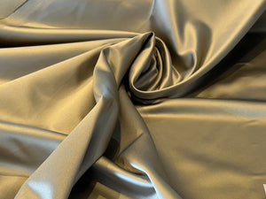 Mink Coloured Silk & Poly Satin Peau de Soie      1/4 Meter Price