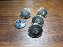 Load image into Gallery viewer, Silver with Coat of Arms Suiting Button    Price per Button