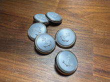 Load image into Gallery viewer, Silver with Anchor Suiting Button    Price per Button