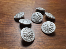 Load image into Gallery viewer, Matt Silver 3/4&quot; Metal Button    Price per Button