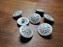 Load image into Gallery viewer, Matt Silver 3/4&quot; Metal Button    Price per Button