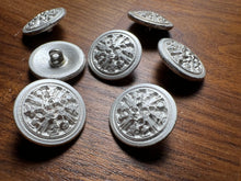 Load image into Gallery viewer, Matt Silver 3/4&quot; Metal Button    Price per Button