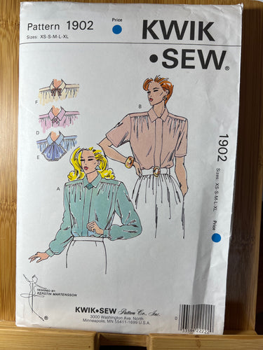 Kwik Sew Pattern #1902  Size XS-S-M-L-XL