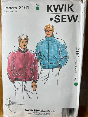 Kwik Sew Pattern #2161  Size S-M-L-XL