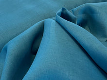 Load image into Gallery viewer, Turquoise 100% Handkerchief Linen.    1/4 Metre Price