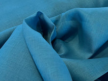 Load image into Gallery viewer, Turquoise 100% Handkerchief Linen.    1/4 Metre Price