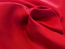 Load image into Gallery viewer, Poppy Red 100% Handkerchief Linen.    1/4 Metre Price