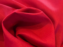 Load image into Gallery viewer, Poppy Red 100% Handkerchief Linen.    1/4 Metre Price