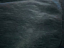 Load image into Gallery viewer, #1753  Black 100% Polyester Issey Crinkle Remnant