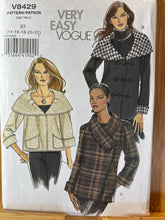 Load image into Gallery viewer, Vogue Sewing Pattern #8429  Size 14-16-18-20-22