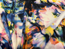 Load image into Gallery viewer, Abstract Garden 71% Acetate 26% Nylon 3% Elastane.    1/4 Metre Price