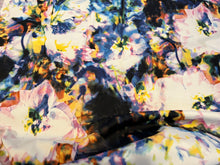 Load image into Gallery viewer, Abstract Garden 71% Acetate 26% Nylon 3% Elastane.    1/4 Metre Price