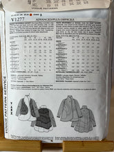 Load image into Gallery viewer, Vogue Sewing Pattern #1277  Size Xsmall/Small/Med