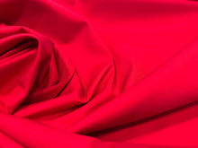 Load image into Gallery viewer, Cherry Red 97% Cotton 3% Spandex  1/4 Metre Price