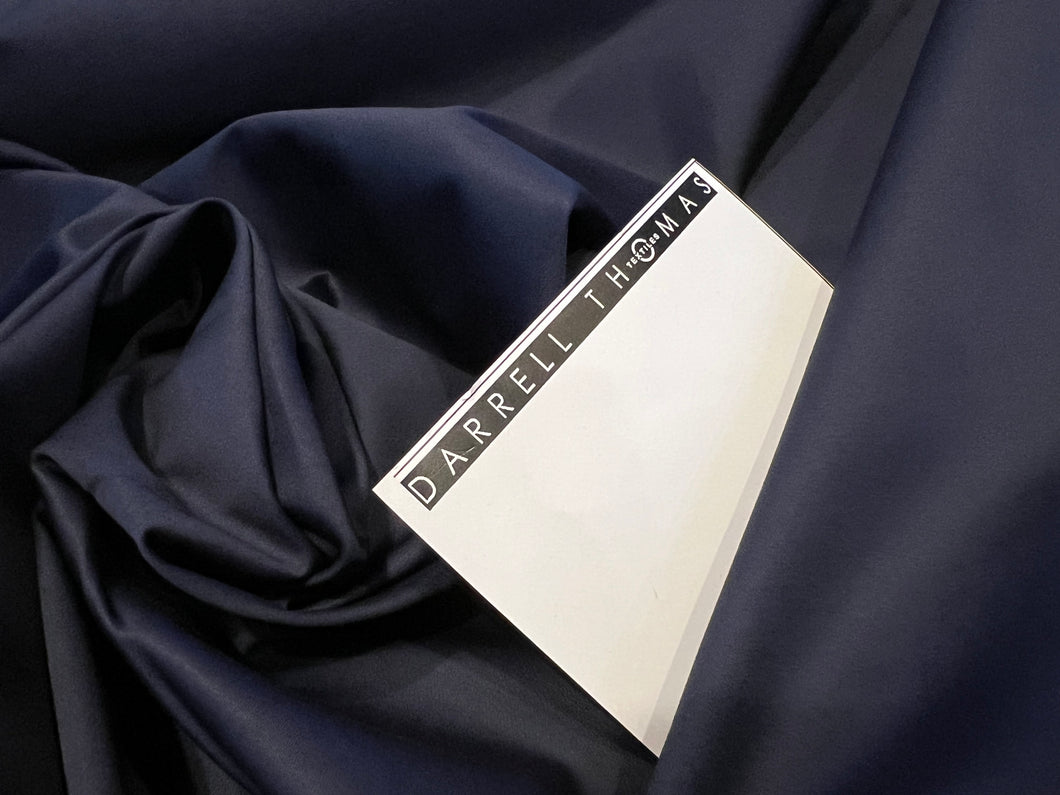 Navy Blue 90% Wool 10% Cashmere.   1/4 Metre Price