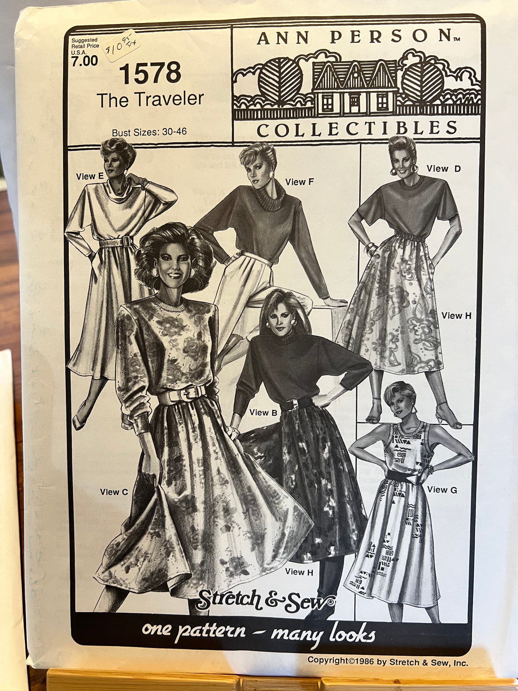 Ann Person Collectibles Sewing Pattern #1578