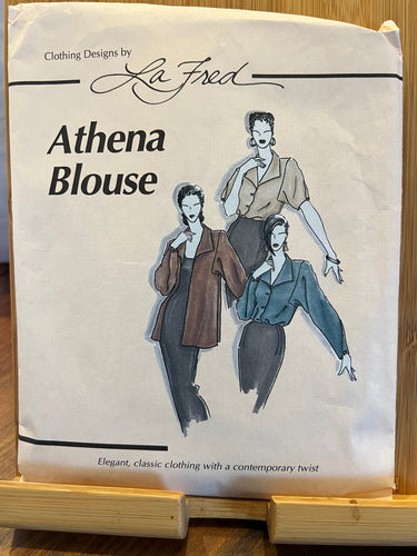 Athena Blouse #100  La Fred Patterns by Fred Bloebaum Sizes 6-26