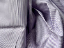 Load image into Gallery viewer, #1800 Lilac Pinstripe Italian 100% Cotton Shirting Remnant