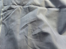 Load image into Gallery viewer, #1801 Navy Pinstripe Italian 100% Cotton Shirting Remnant