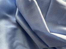 Load image into Gallery viewer, #1802 Baby Blue Check Italian 100% Cotton Shirting Remnant