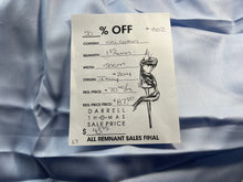 Load image into Gallery viewer, #1802 Baby Blue Check Italian 100% Cotton Shirting Remnant