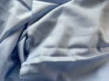 Load image into Gallery viewer, #1806  Baby Blue Mini Windowpane Italian 100% Cotton Shirting Remnant