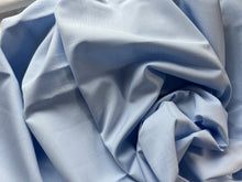 Load image into Gallery viewer, #1807  Baby Blue Micro Mini Windowpane Italian 100% Cotton Shirting Remnant