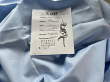 Load image into Gallery viewer, #1807  Baby Blue Micro Mini Windowpane Italian 100% Cotton Shirting Remnant