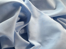 Load image into Gallery viewer, #1809  Baby Blue Plaid Italian 100% Cotton Shirting Remnant