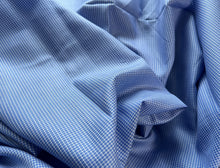 Load image into Gallery viewer, #1833  Royal Mini Windowpane Italian 100% Cotton Shirting Remnant