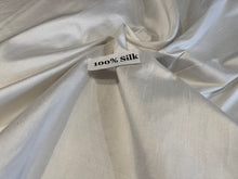 Load image into Gallery viewer, Snow White 100% Silk Charmeuse.  1/4 Metre Price
