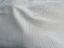 Load image into Gallery viewer, #1836 Mini Blue Pinstripe Italian 100% Cotton Shirting Remnant