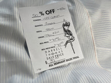 Load image into Gallery viewer, #1836 Mini Blue Pinstripe Italian 100% Cotton Shirting Remnant