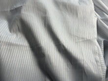 Load image into Gallery viewer, #1838 Mini Pinstripe Italian 100% Cotton Shirting Remnant