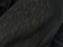 Load image into Gallery viewer, #1552 Jet Black Issey Crinkle 100% Polyester Remnants